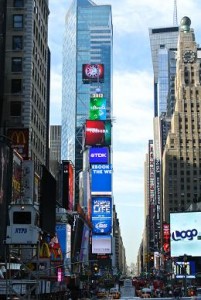 Ein Bild vom Times Square.
