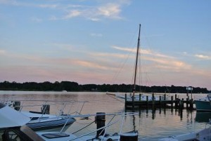 Blick in die Bucht von Chestertown