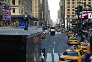 Haben wir schon erwähnt, dass es viele Taxis gibt in New York?