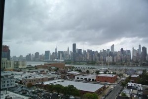 Ein eindrücklicher Anblick von New York während des Sturms.