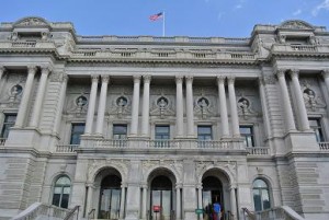 Der Haupteingang zur Congress Library