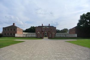 Der neu aufgebaute Governors Palace in New Bern