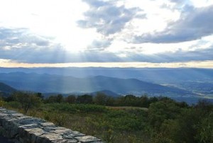 Der "Smoke" der Smokey Mountains richtig schön von der Natur in Szene gesetzt.