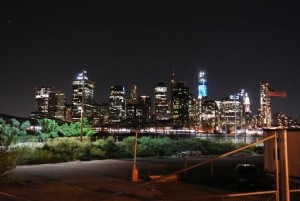 Lower Manhattan bei Nacht